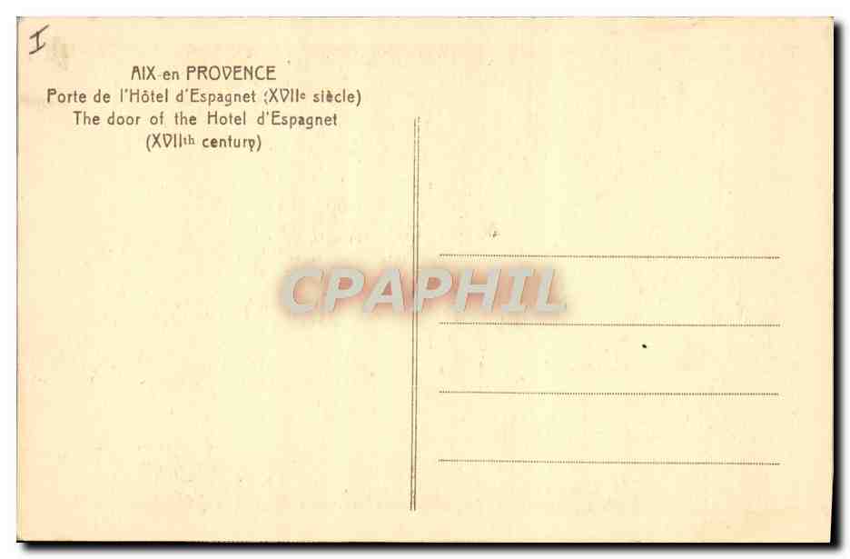 CPA Napoleon 1er German Nonchalence  — Rückseite