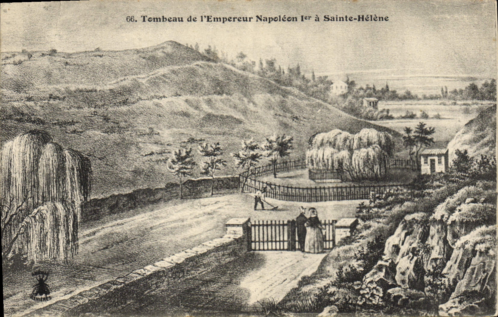 CPA Napoleon 1er Tombeau de l'Empereur a Sainte Helene 