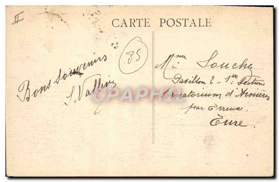 CPA Enfants Colonie de vacances La Meilleraie La Motte  — Rückseite