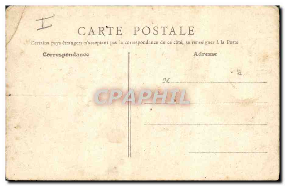 CPA L'avenir du proletariat Rue Pernelle Paris Chateau de la Barrde Vue prise du chemin descendant au moulin  — Rückseite