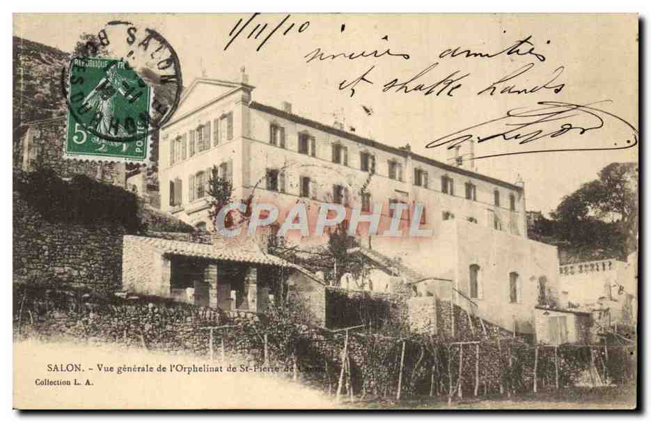 Salon - Ogólny widok Orfanium St-Pierre-de-Camou — kolekcja L. A.