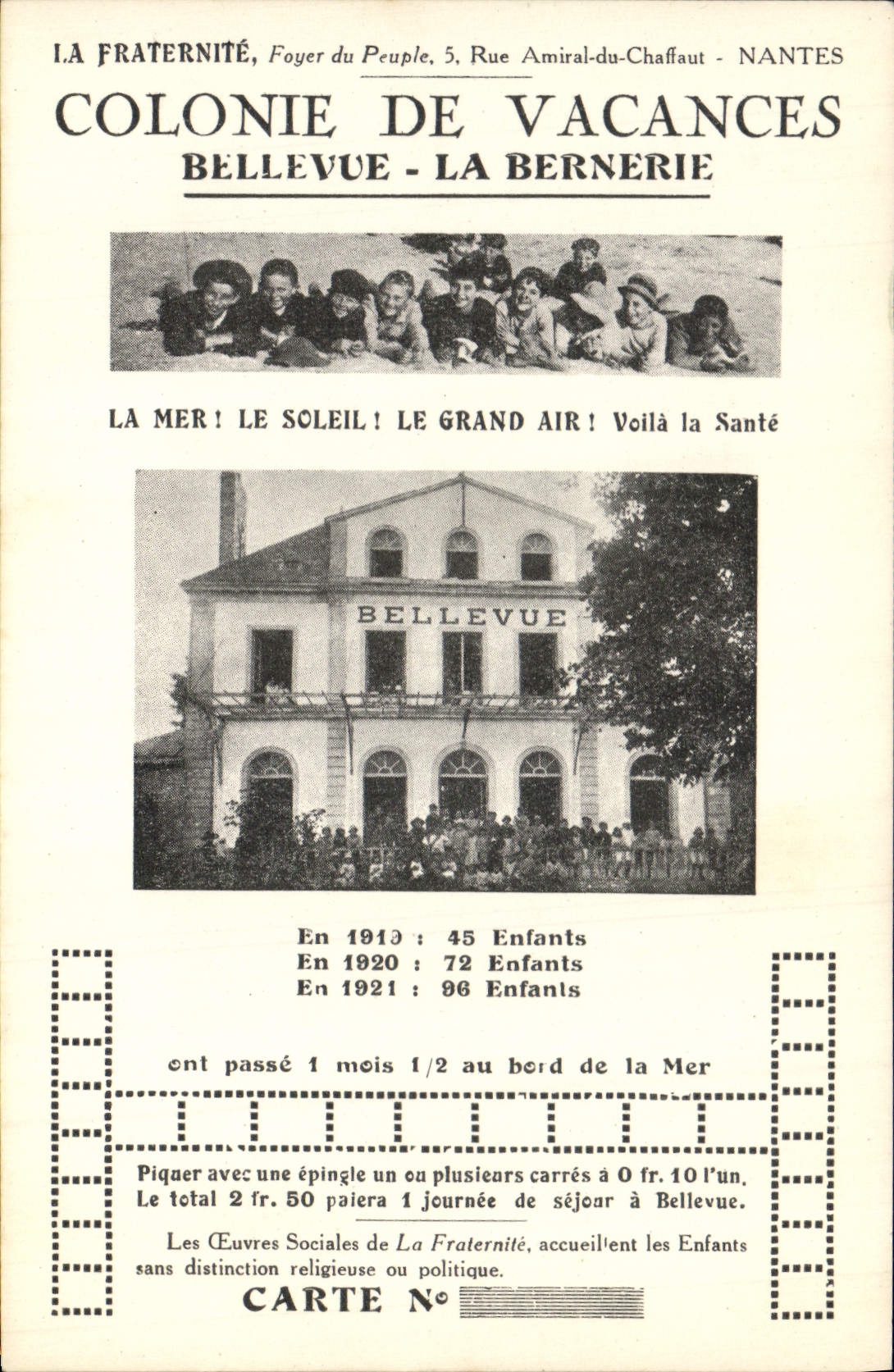Sommercamp Bellevue – La Bernerie — La Fraternité, Foyer du Peuple, Nantes