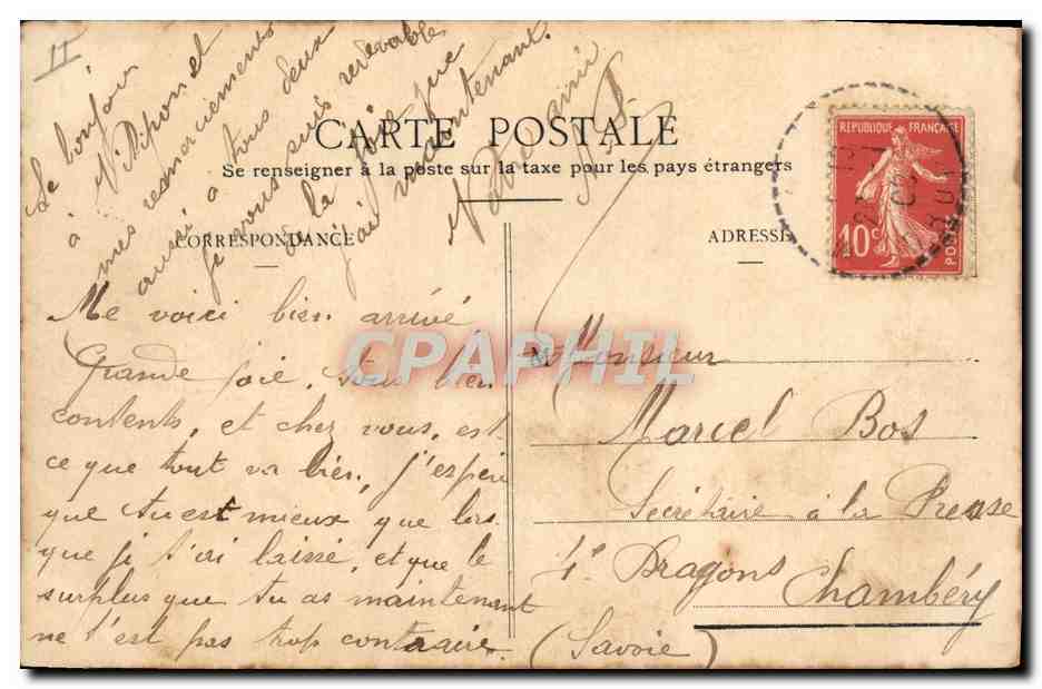CPA Enfants Mirmande Orphelinat du Foulon  — Rückseite