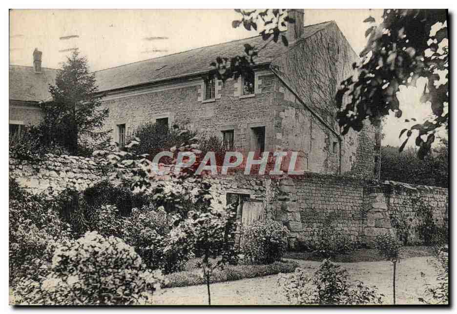 CPA Enfants Boissy l'Aillerie L'oiseau bleu Le vieux mur