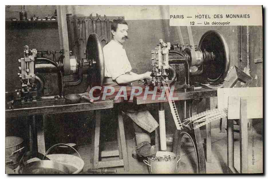 París — Hotel de las Monedas — Un cortador