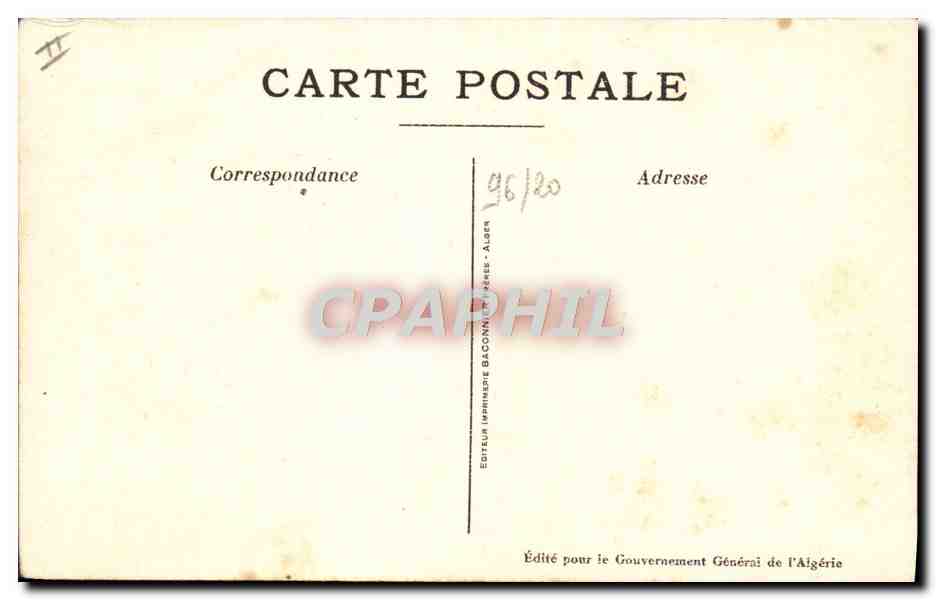 CPA Fantaisie Illustrateur Afrique du Nord Algerie En route pour le Gourbi Femmes — Rückseite