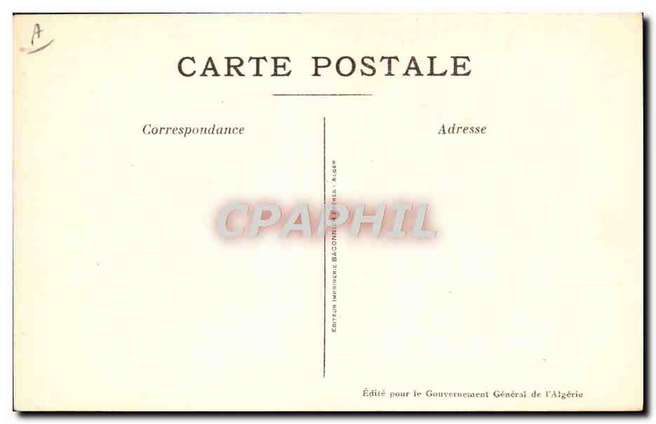 CPA Fantaisie Illustrateur Afrique du Nord Algerie En route pour le Gourbi Femmes — Rückseite