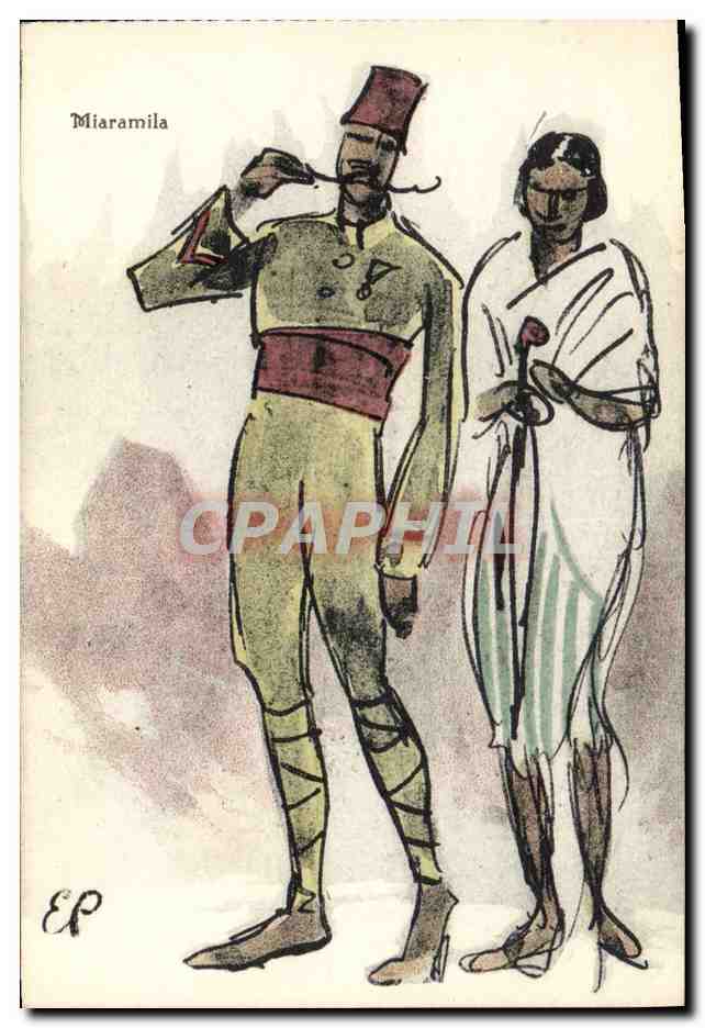 CPA Fantaisie Illustrateur Afrique du Nord Miaramila 