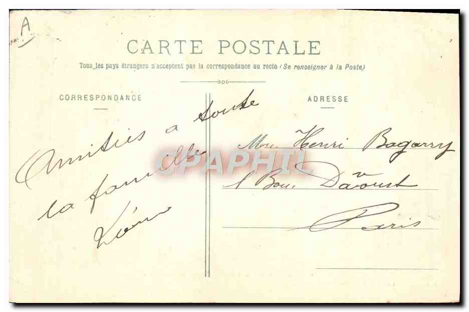 Chavanges (Aube) — Le remplissage des pailllasses — P. Gillot, édit., à Chavanges (Aube) — Rückseite