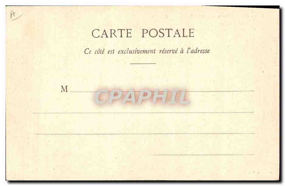 Le Château de Fourquevaux — Arrivée du Généralissime Brugère en automobile — Collection Labouche Frères, n°2 — Verso