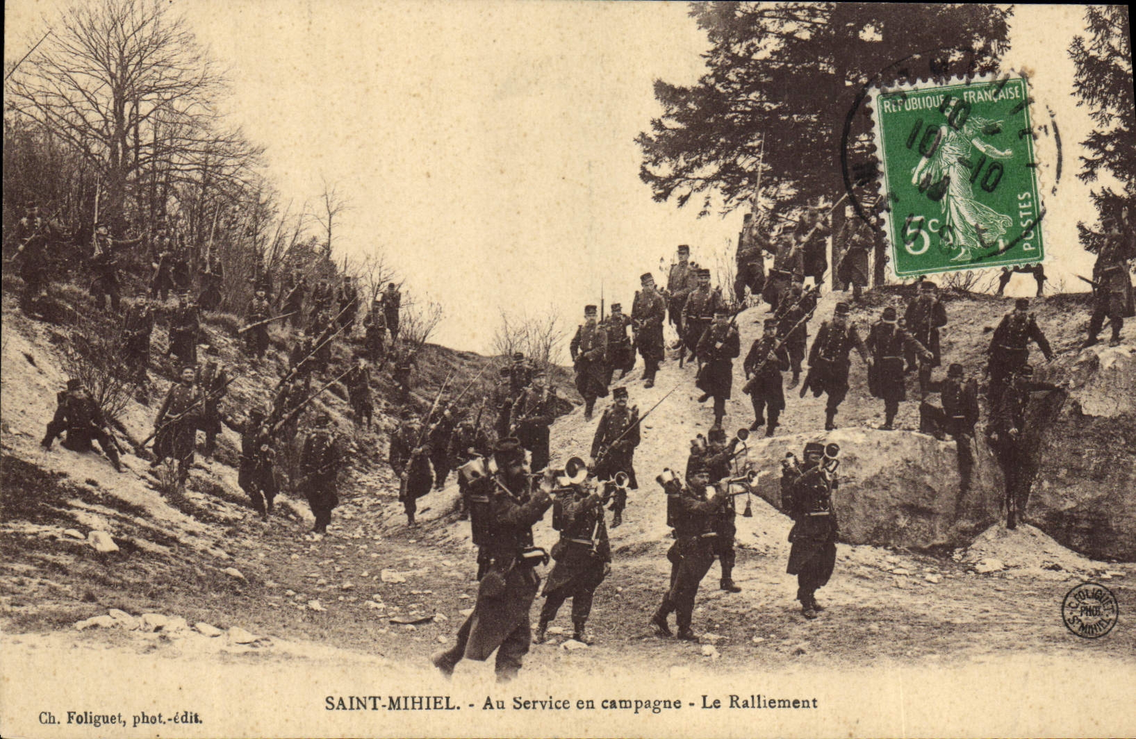 Saint-Mihiel - Im Felddienst - Der Zusammenzug — Ch. Foliguet, Fotoverlag