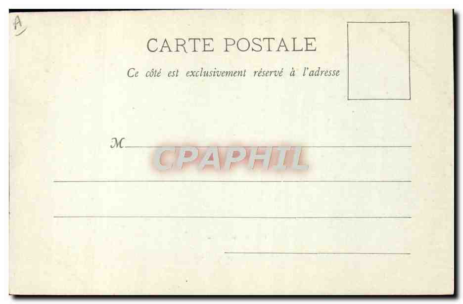 CPA Militaria Defile en masse — Verso