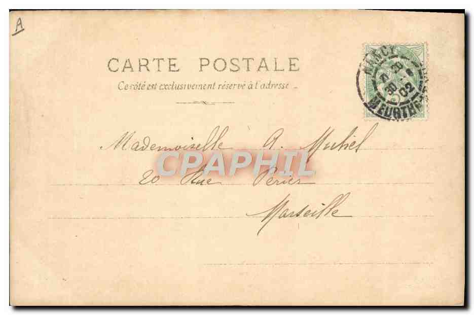 CPA Folklore Exposition 1902 Coppier Etude en Tarentaise  — Verso