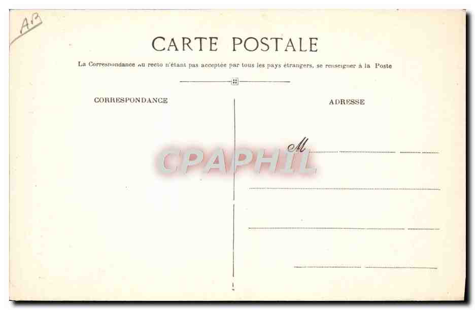 CPA Folklore Costumes de Savoie Les Allues  — Verso