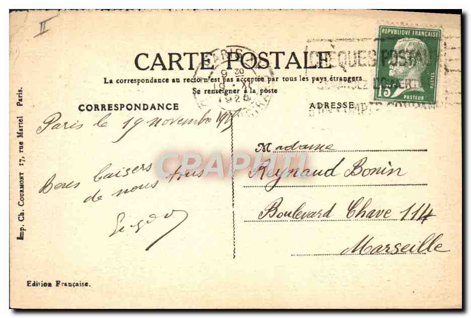 CPA Folklore en Savoie Le berger Chien  — Rückseite