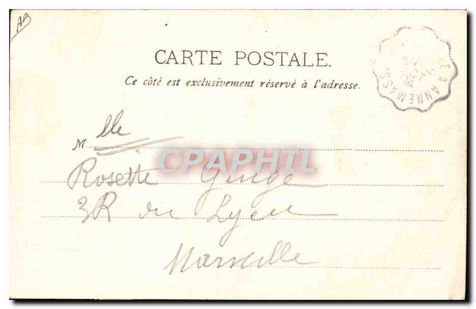 CPA Folklore Costumes de Savoie Beaufort sur Doron  — Verso