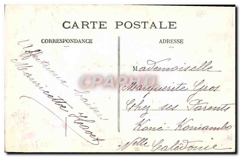 CPA Paris Le Sacre Coeur (animee) — Verso