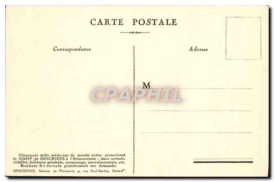 CPA Paris Invalides — Rückseite