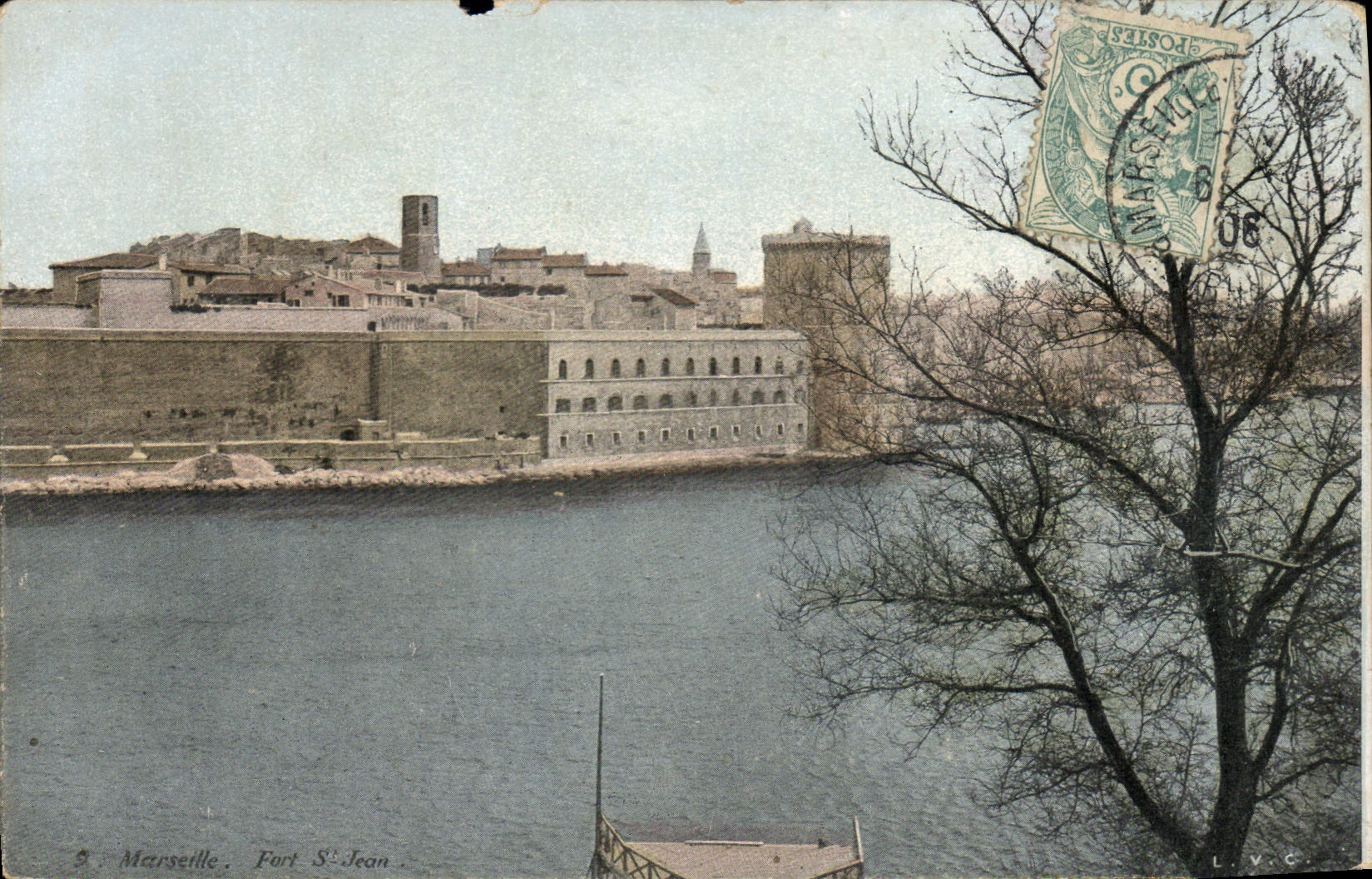 CPA Marseille Le Fort Saint Jean 