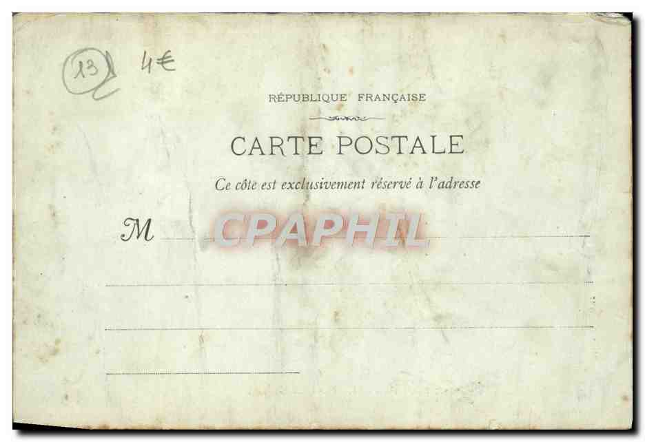 CPA Marseille Ascenseurs de Notre Dame De La Garde — Rückseite