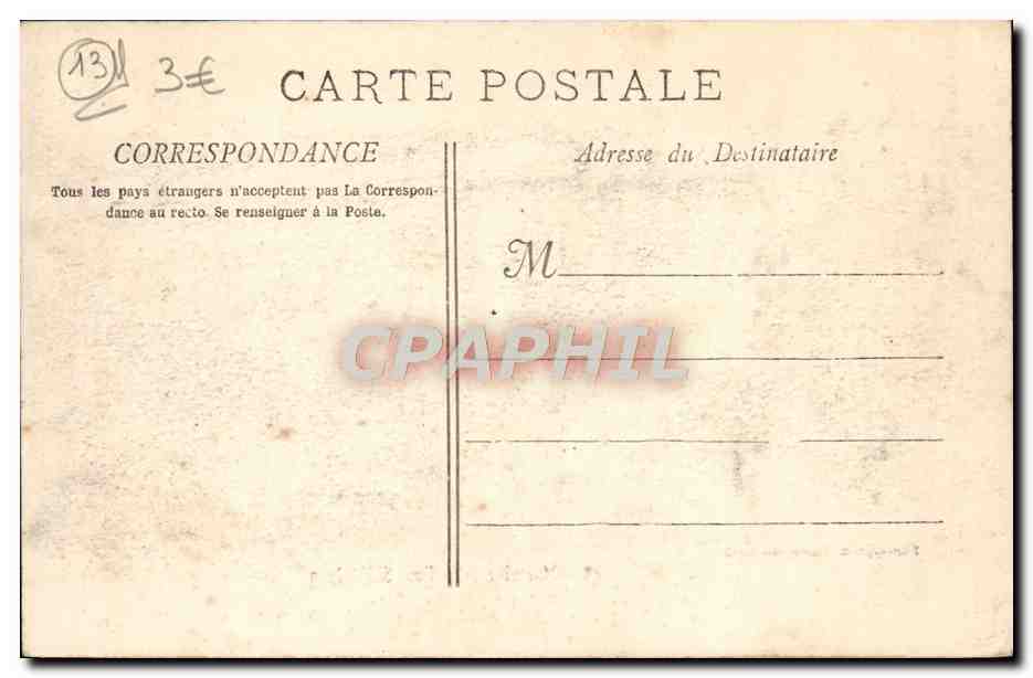 CPA Marseille Le Fort St Jean — Rückseite