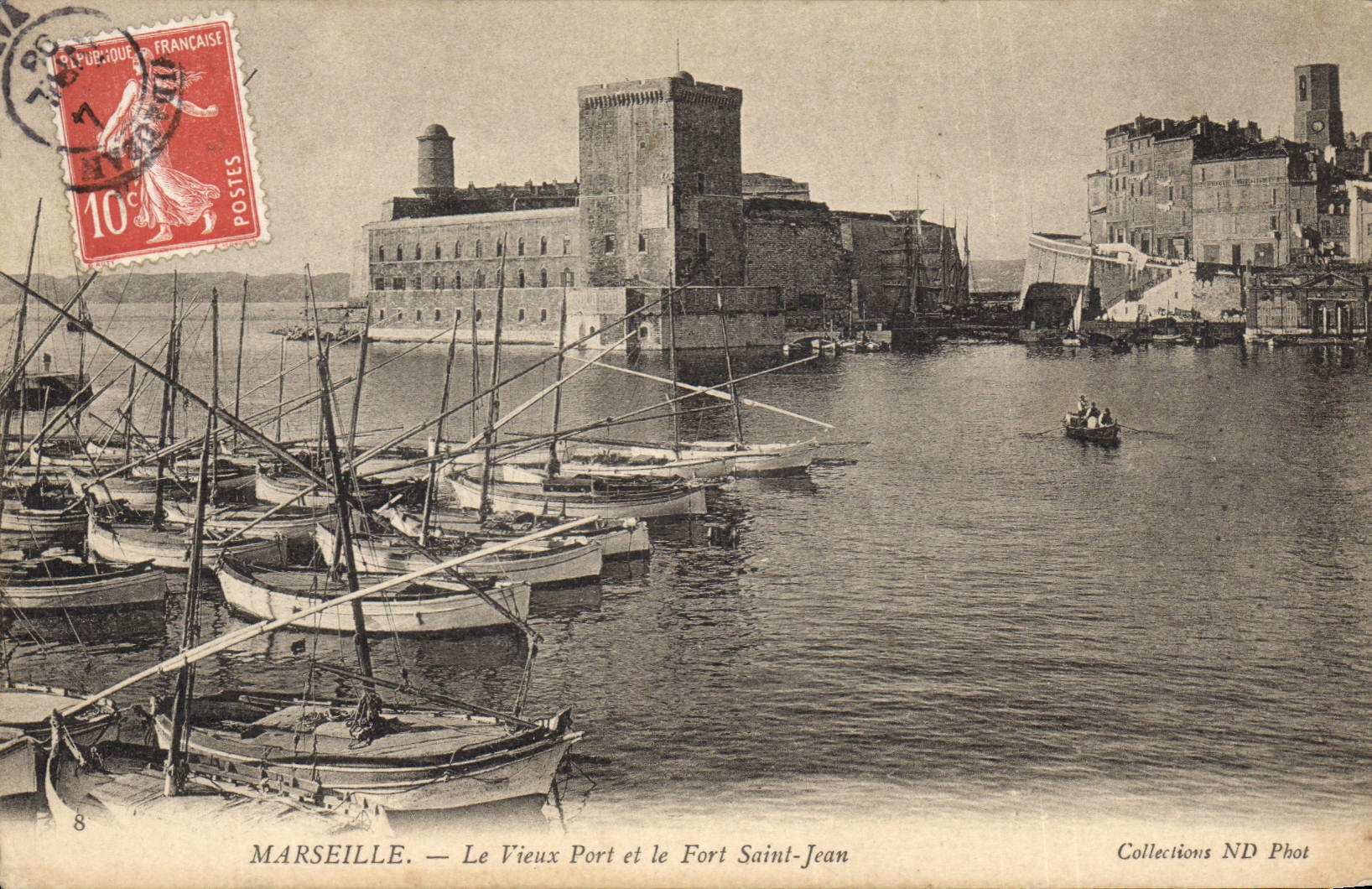 MARSEILLE — Le Vieux Port et le Fort Saint-Jean — Collections ND Phot