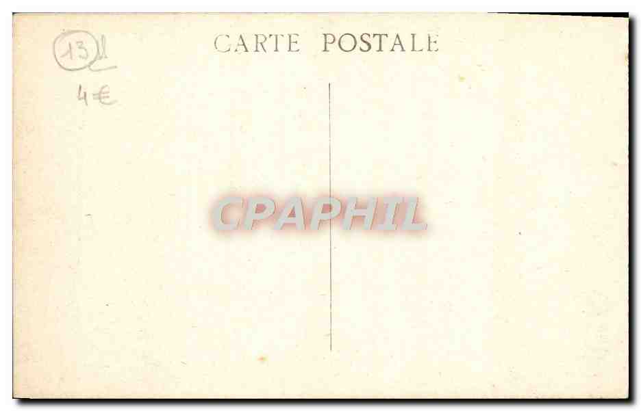 CPA Marseille Le Fort Saint Jean — Verso