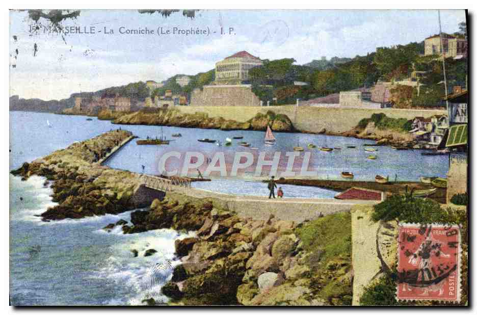 CPA Marseille La Corniche Le Prophete 