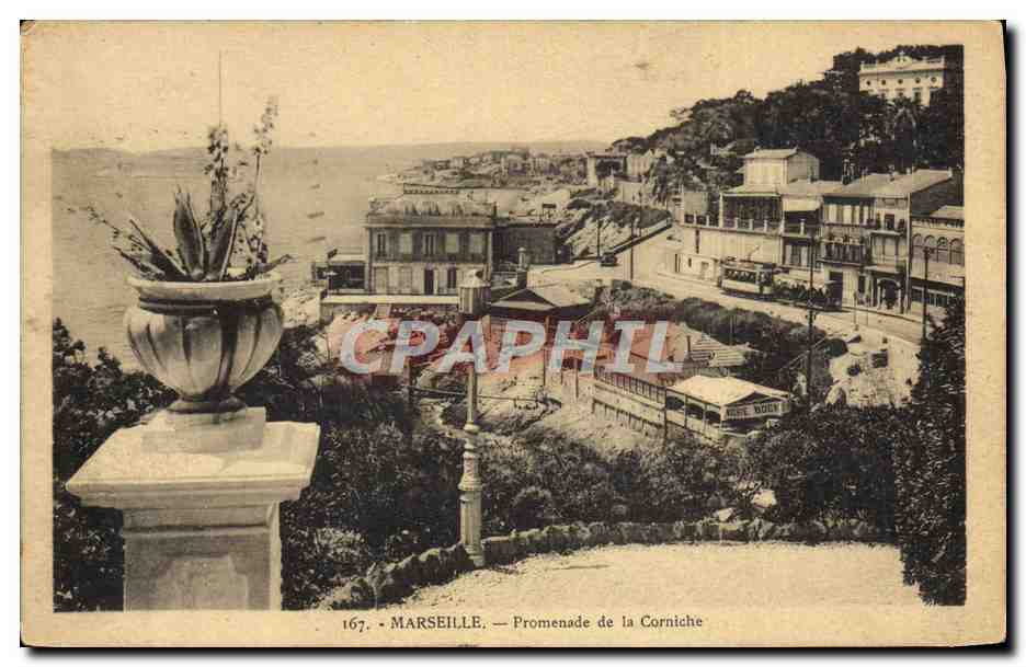 CPA Marseille Promenade de la Corniche