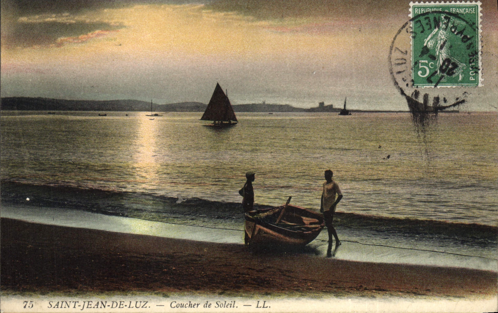 Saint-Jean-de-Luz — Couche de Soleil — LL. — Éditeur LL, n°75