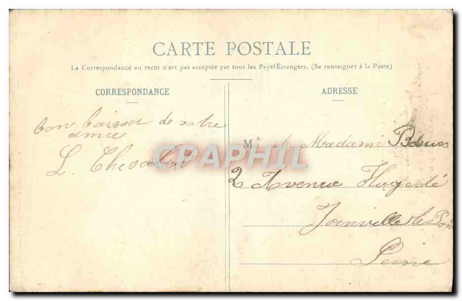 St-PAUL-de-SALERS - Rocher et Vierge de La Garde — Collection Gély, éditeur Aurillac — Rückseite