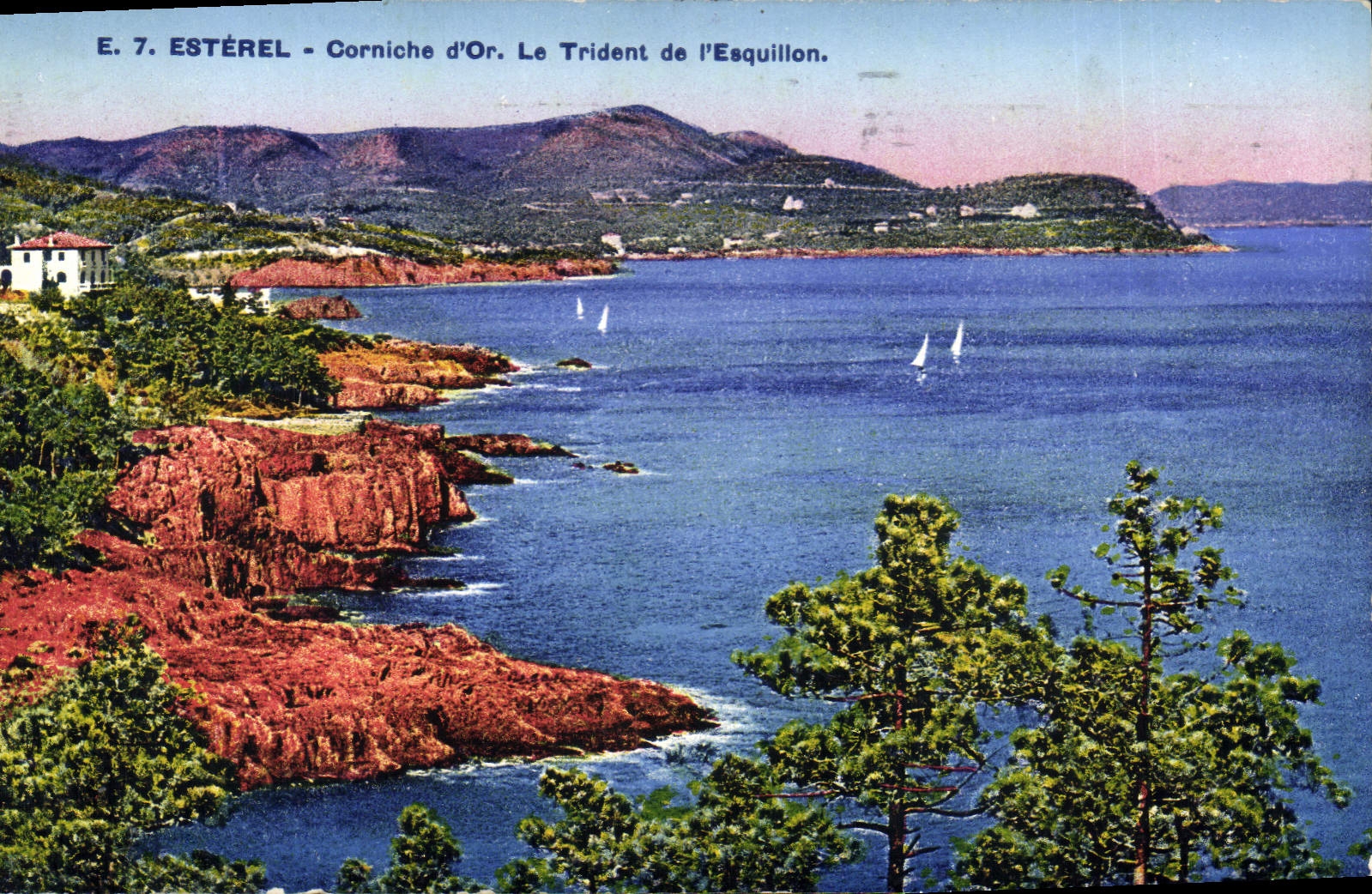 CPA Esterel Corniche d'Or Le trident de L'Esquillon