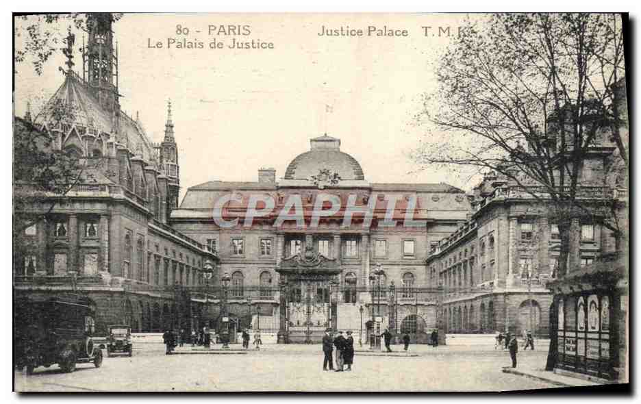 CPA Tour Paris Le Palais de Justice