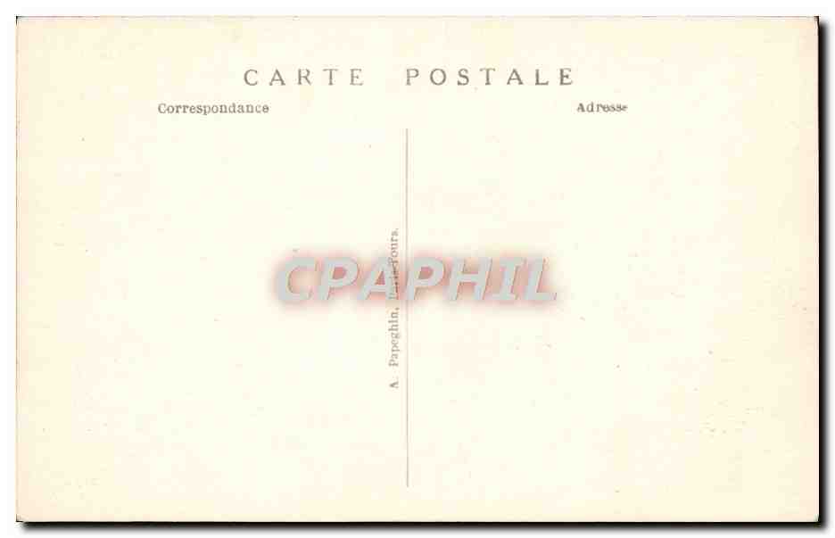 CPA Paris La Nuit Parc Monceau — Verso