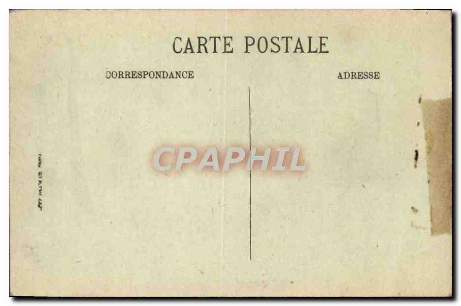CPA Paris La Rive Gauche Prise du Trocadero — Rückseite