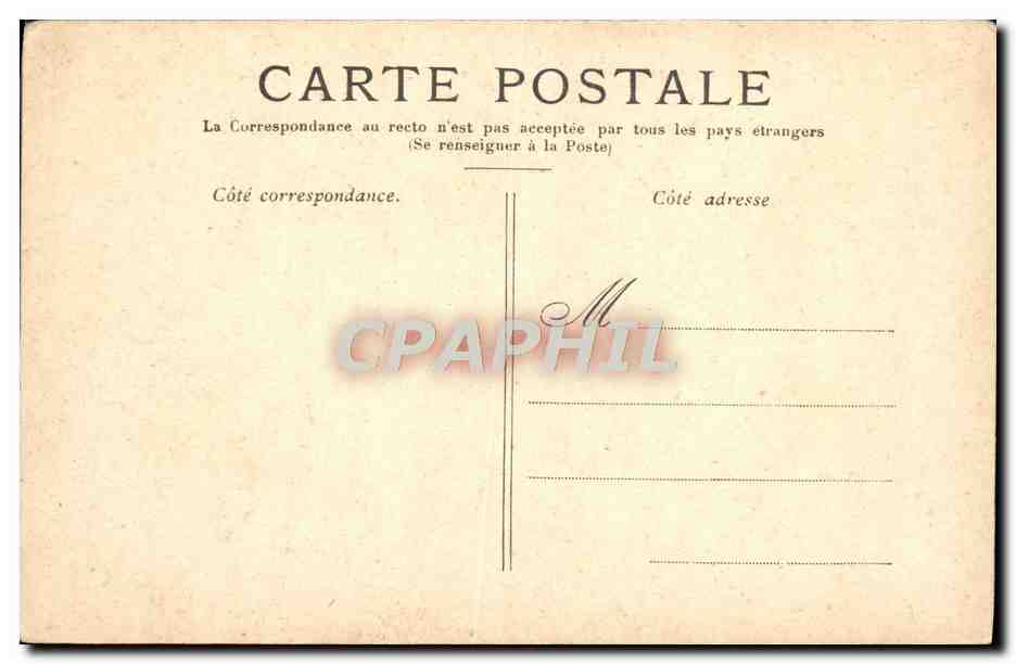 CPA Paris Le Trocadero — Rückseite