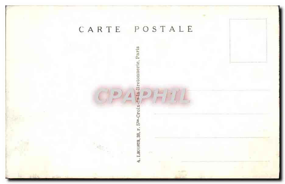CPA Paris L'Opera  — Rückseite