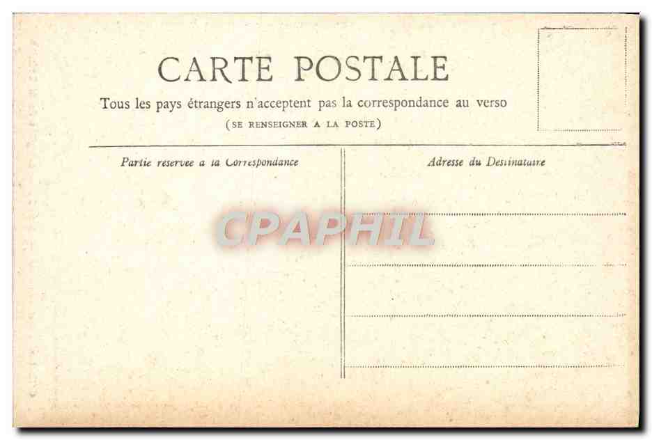 CPA Paris L'Eglise de la Trinite — Verso