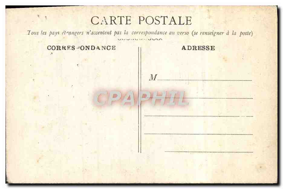CPA Paris Basilique du Sacre Coeur de Montmartre  — Rückseite