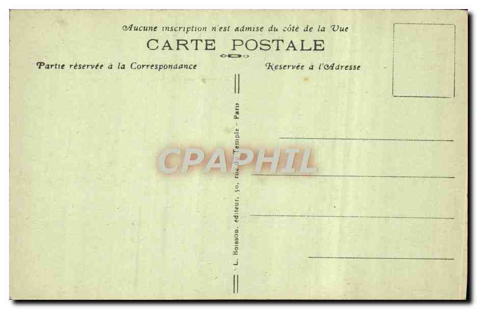 CPA Paris Eglise Saint Germain des Pres — Rückseite