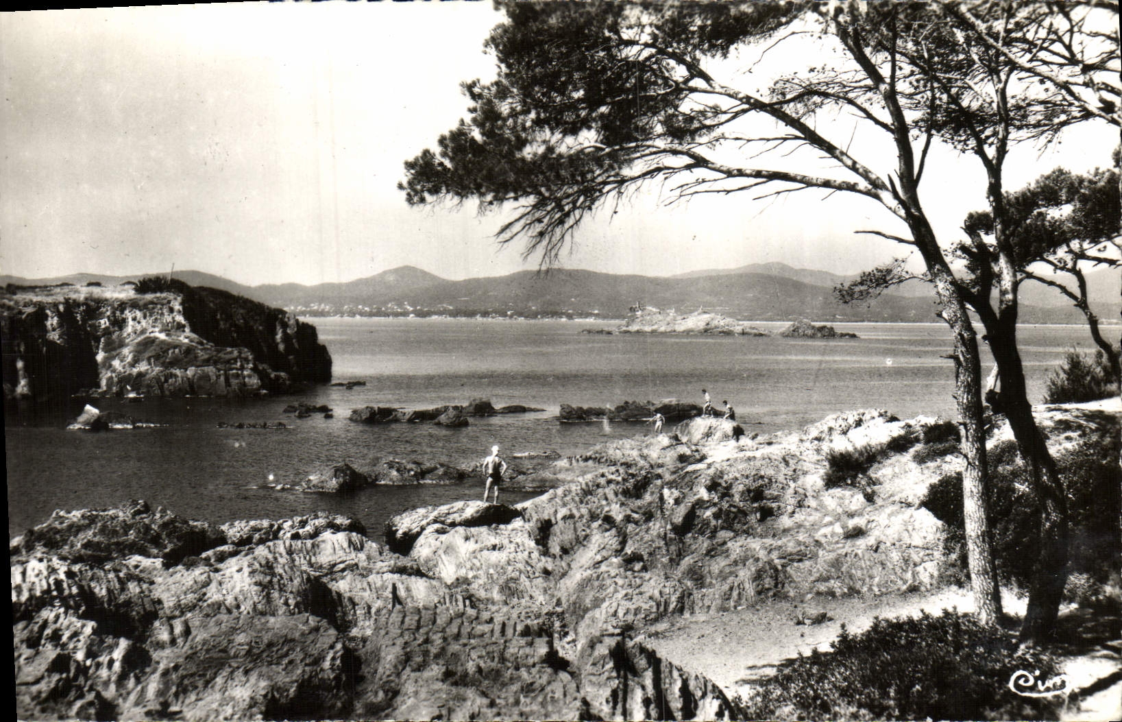 Surroundings of ST-RAPHAEL (Var) — Picturesque Seaside View at Santa Lucia — Authentic Photography, published by Civa