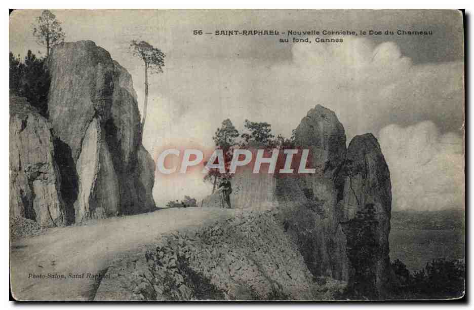 Saint-Raphaël - Nouvelle Corniche, le Dos du Chameau, Cannes — Photo Salon, Saint-Raphaël