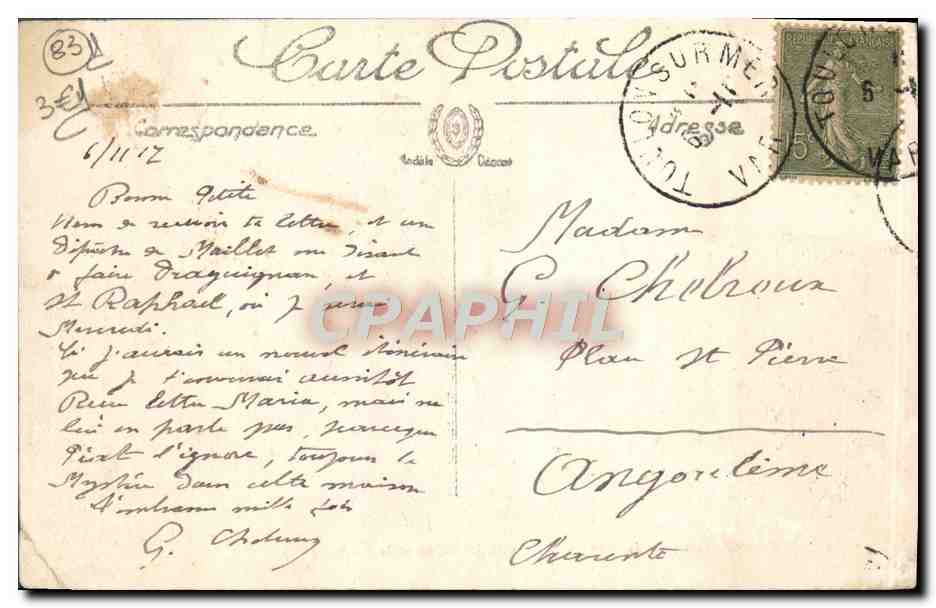 CPA Toulon Carre du Port Le genie maritime et la rade Bateaux — Verso