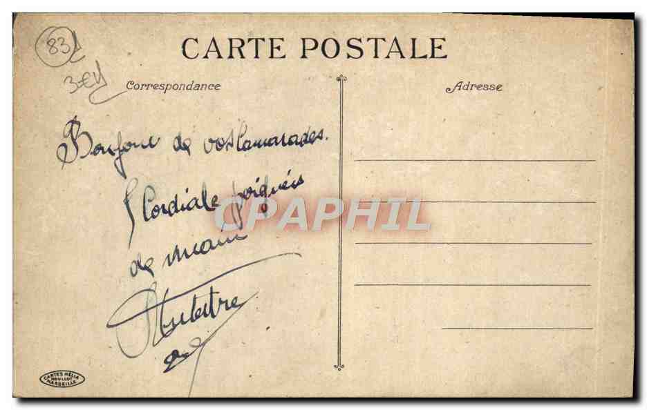Toulon - Le Génie Maritime - La Rade — Carte postale n°10, éditée par Cartes Matériaux de Marseille — Verso