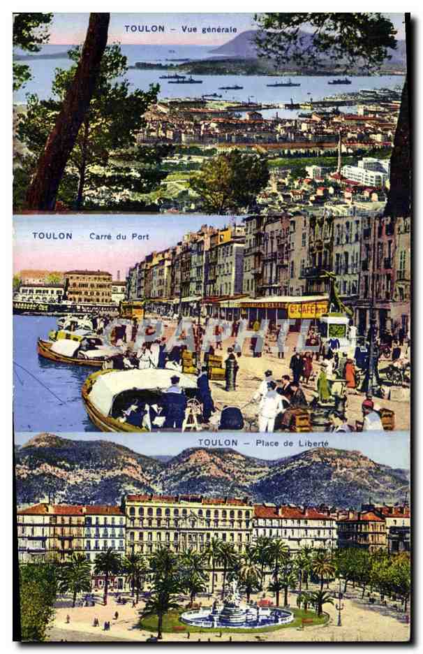 CPA Toulon Vue Generale