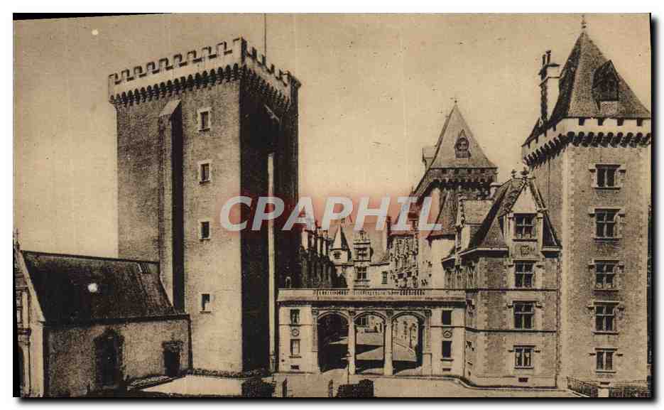 Château Henri IV — Façade et Entrée — Phototypie Laboche Frères, Pau