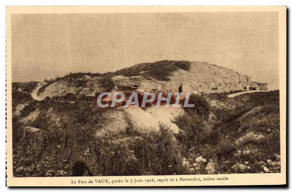CPA Le fort de Vaux Militaria