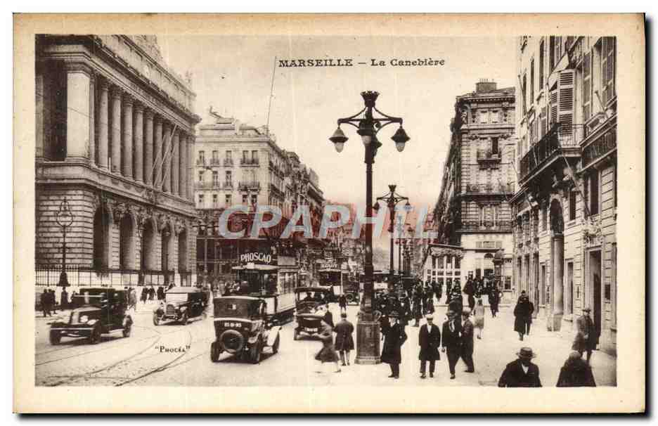 CPA Marseille La Canebiere