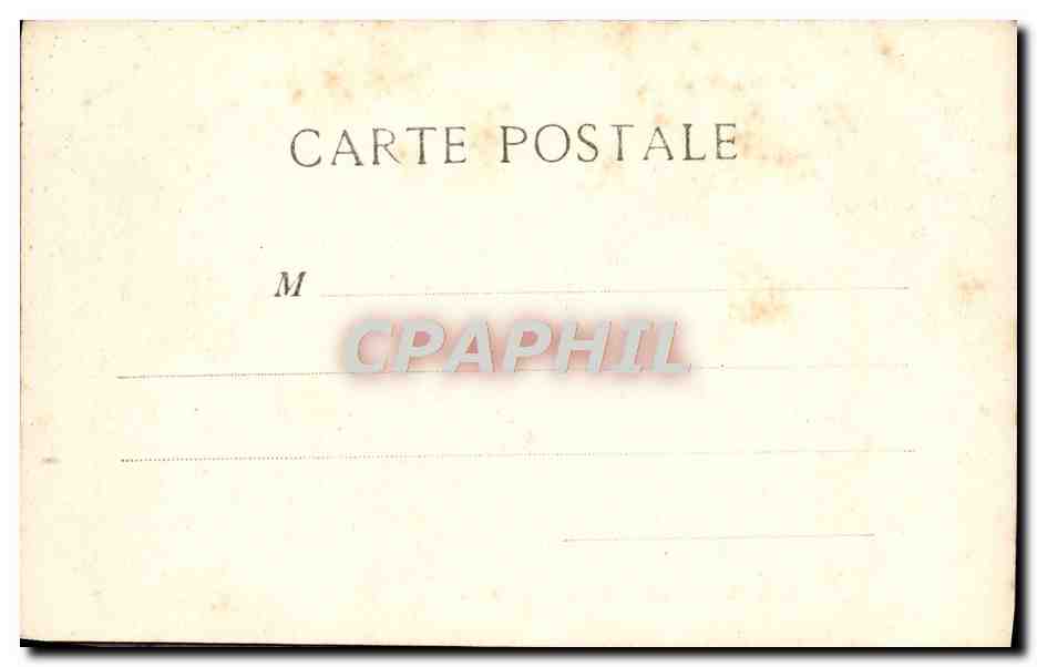 CPA Marseille Eglise Saint Vincent Bateau — Rückseite