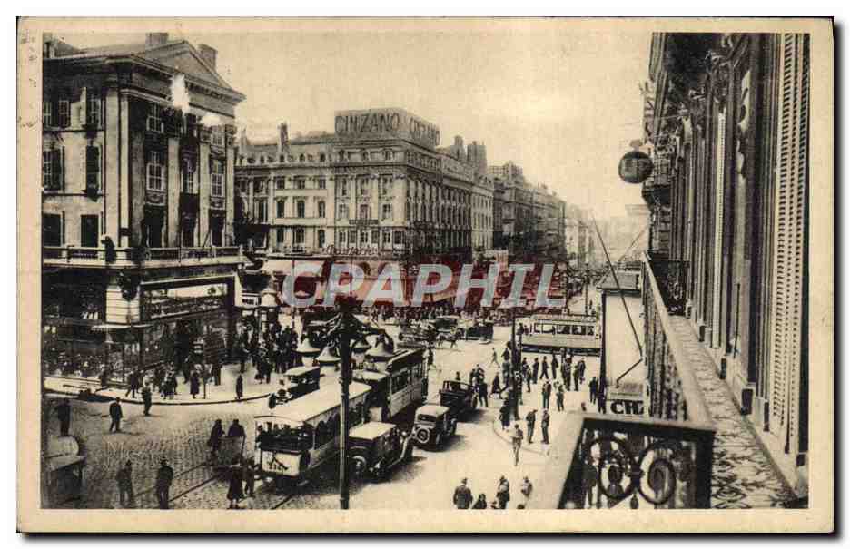 CPA Marseille La Canebiere Tramway